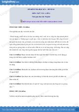 Đề thi học kì 1 Văn 6 Cánh diều - Đề số 18